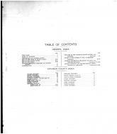 Table of Contents, Davison County 1909 Microfilm